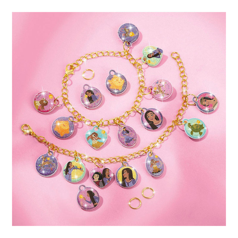 Afbeelding laden in galerijviewer, Disney Wish - Glitter Armbanden met Bedels Maken