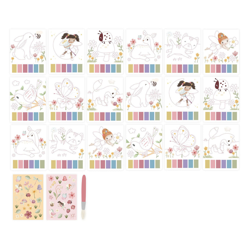 Afbeelding laden in galerijviewer, Little dutch waterverfset rosa fairy garden - complete set - cadeautip - creatief speelgoed