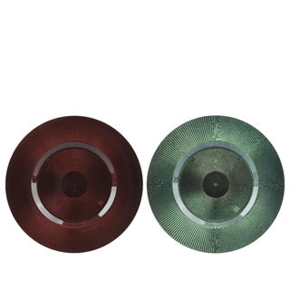 Afbeelding laden in galerijviewer, Kaemingk decobord pet 2col assdia33cm x h.1.5cm | 6 stuks