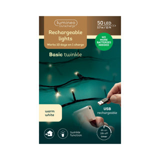 Afbeelding laden in galerijviewer, Kaemingk led duracharge basic lights 8 functie twinkel effect buitenl.367.5cm