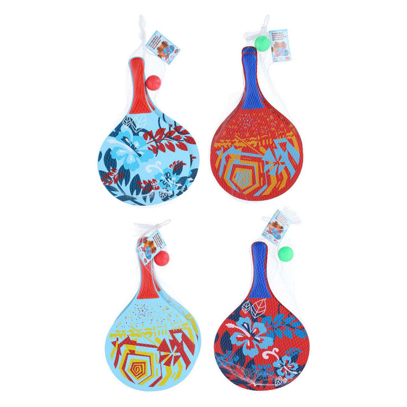 Afbeelding laden in galerijviewer, Beachballset hout, 3dlg