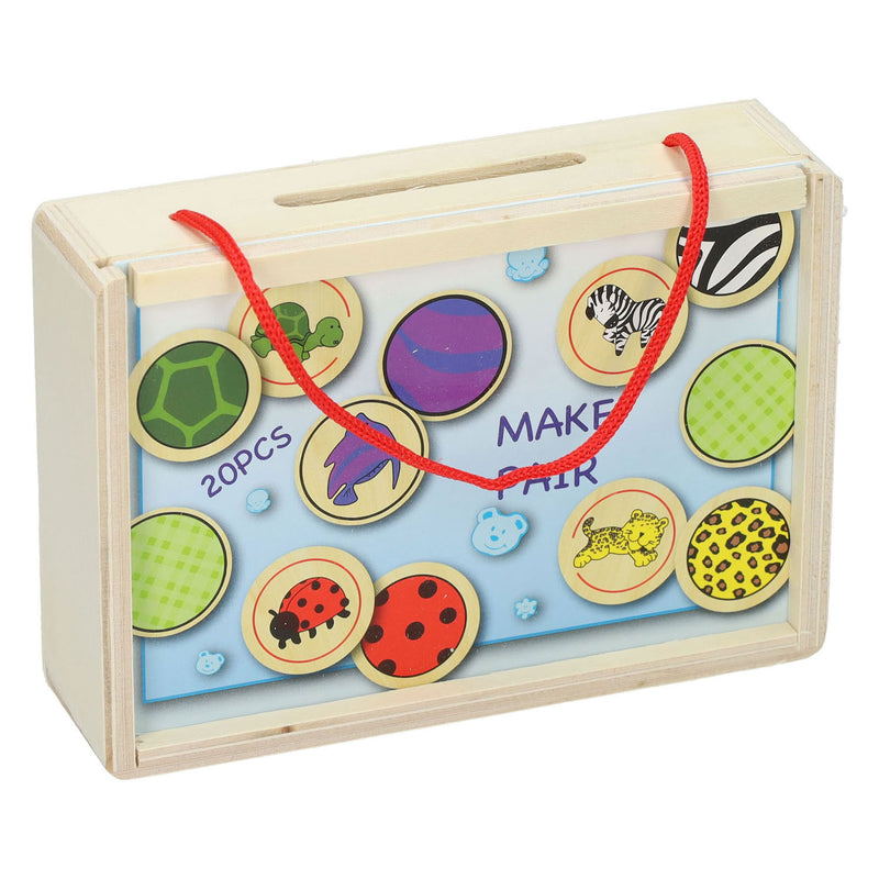 Afbeelding laden in galerijviewer, Marionettewood houten memory spel 20-delig