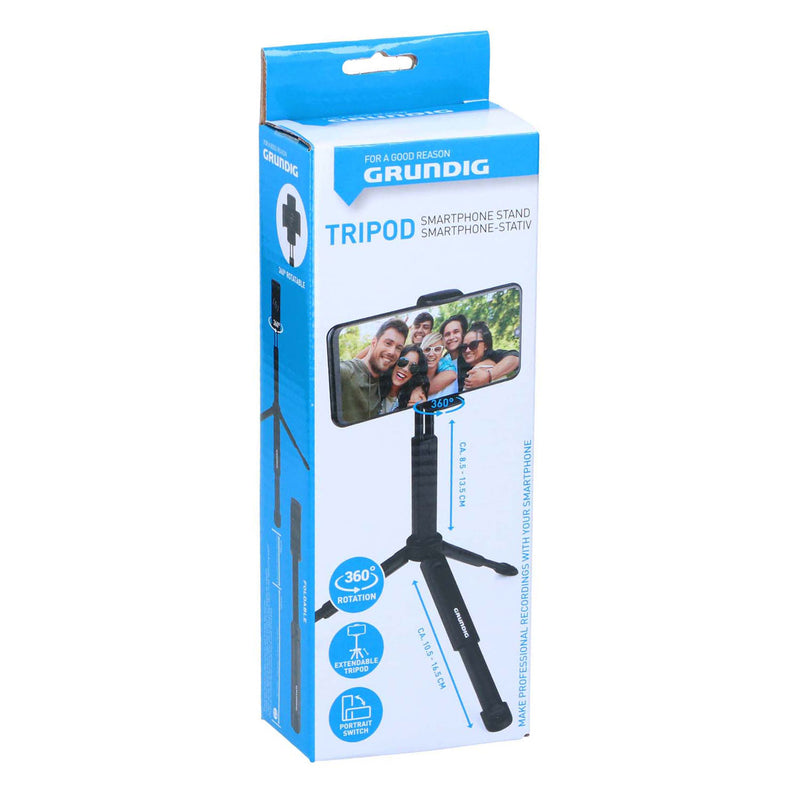 Afbeelding laden in galerijviewer, Smartphone statief tripod zwart