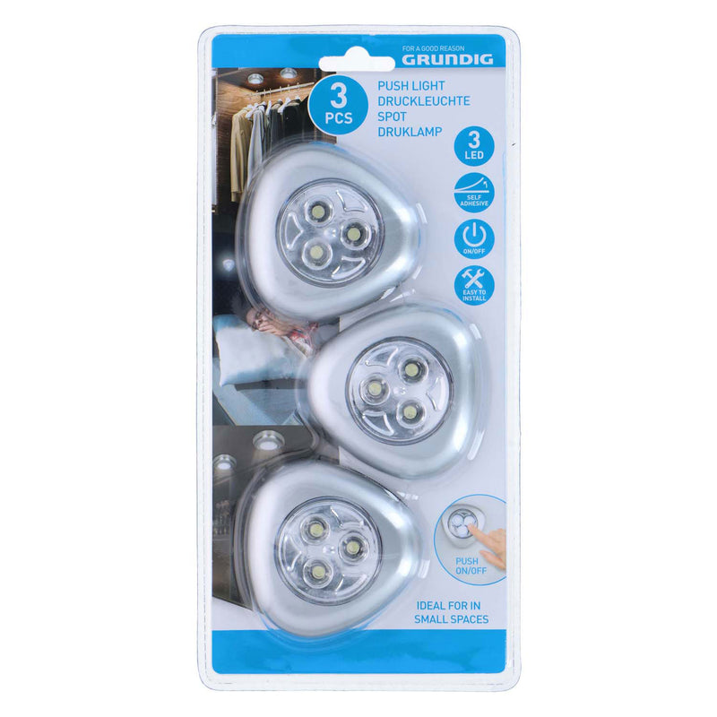 Afbeelding laden in galerijviewer, Druklamp led, 3st.
