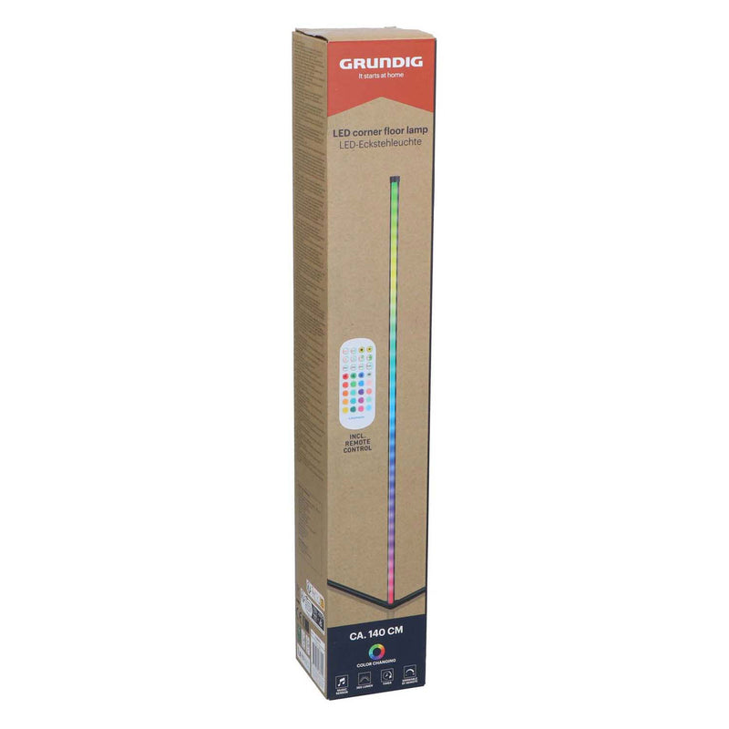 Afbeelding laden in galerijviewer, Grundig led-hoeklamp met afstandsbediening, 140cm