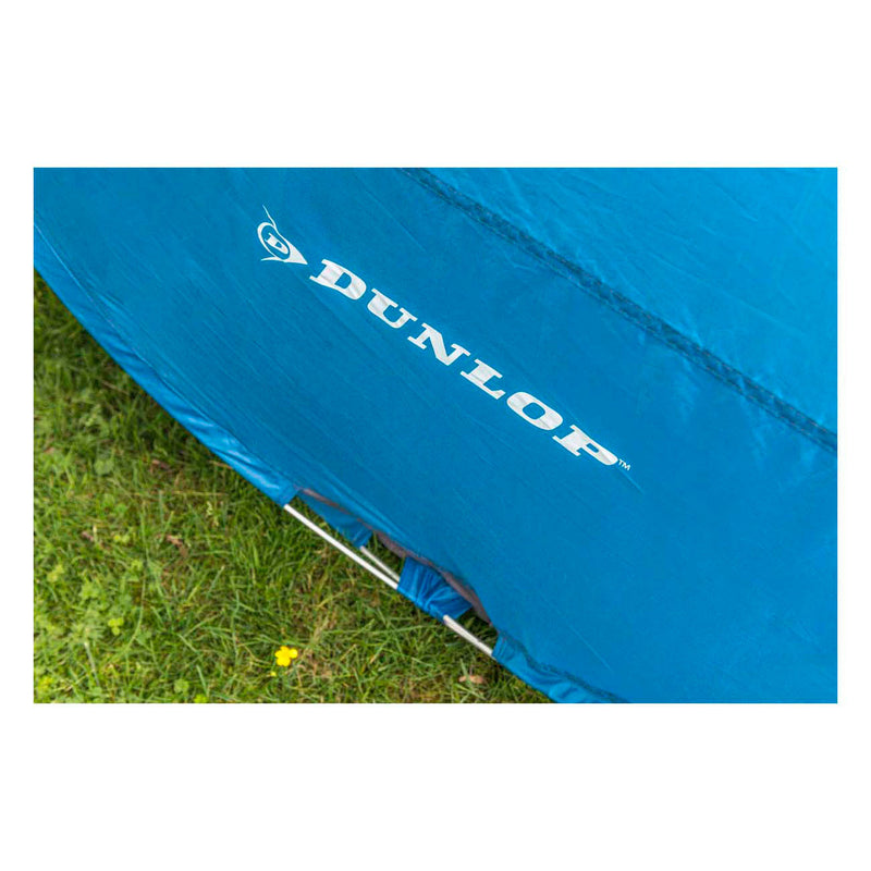 Afbeelding laden in galerijviewer, Dunlop pop up tent - blauw grijs wit - 2 persoons