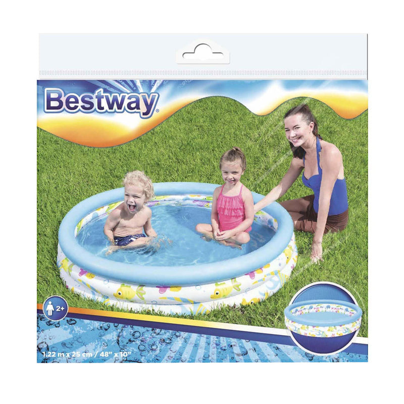 Afbeelding laden in galerijviewer, Bestway kinderbad rond coral reef crew play pool 122