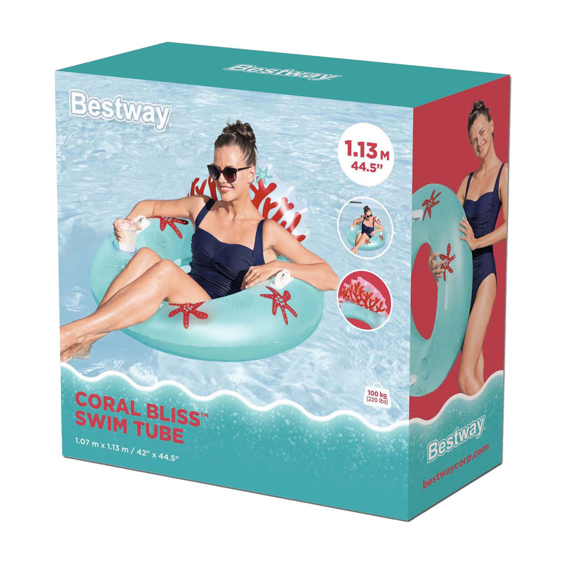 Afbeelding laden in galerijviewer, Bestway zwemring koraal, 97cm