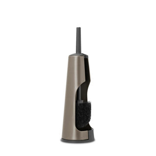 Afbeelding laden in galerijviewer, Brabantia toiletborstel renew met houder platinum