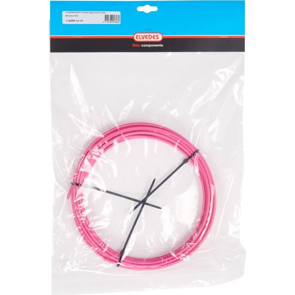 Afbeelding laden in galerijviewer, Elvedes buitenkabel 4.9mm (10m) roze 1125tef-15-10