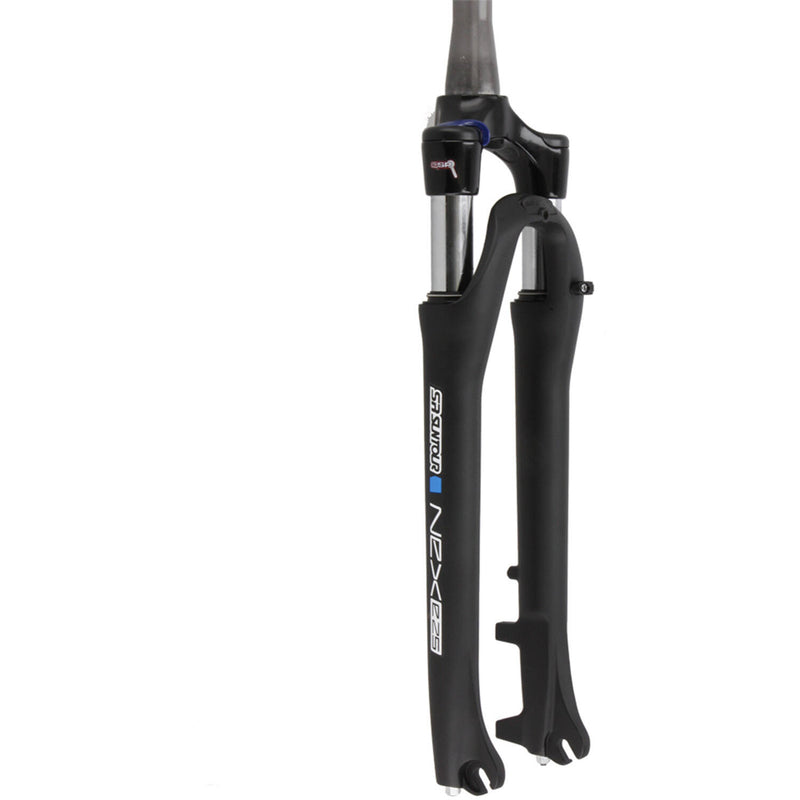 Afbeelding laden in galerijviewer, SrSuntour Vork nex-e25 nlo ds 700c 63mm tapered 9mm mat zwar
