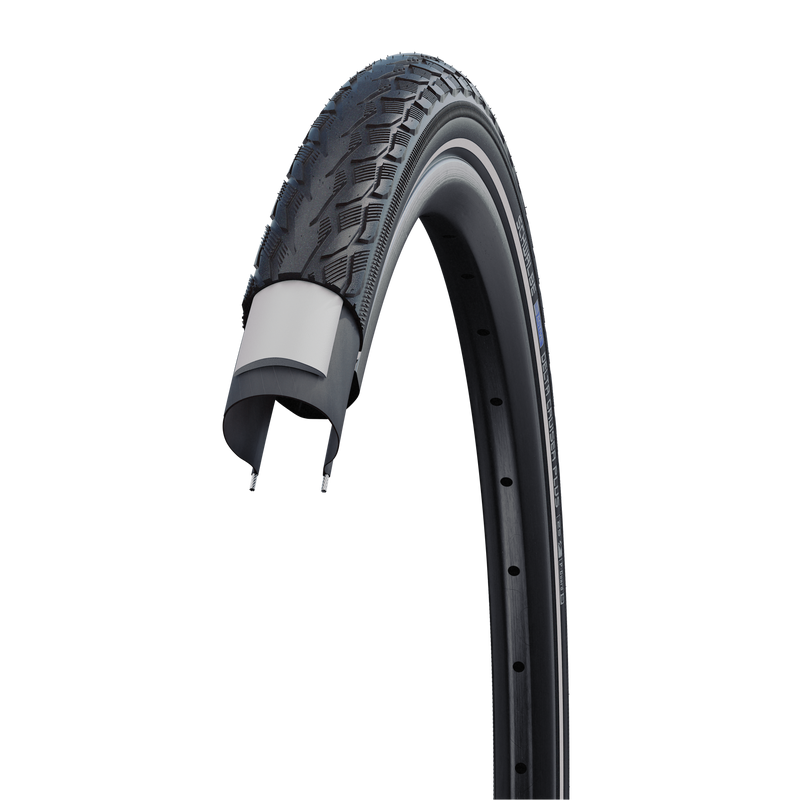 Afbeelding laden in galerijviewer, Schwalbe delta cruiser plus 28x15 8x13 8 37-622 28x1.40 zwart reflex