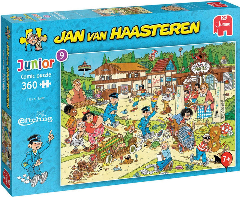 Afbeelding laden in galerijviewer, Jumbo jan van haasteren junior 9 puzzel efteling max mortiz 360pcs kinderpuzzel