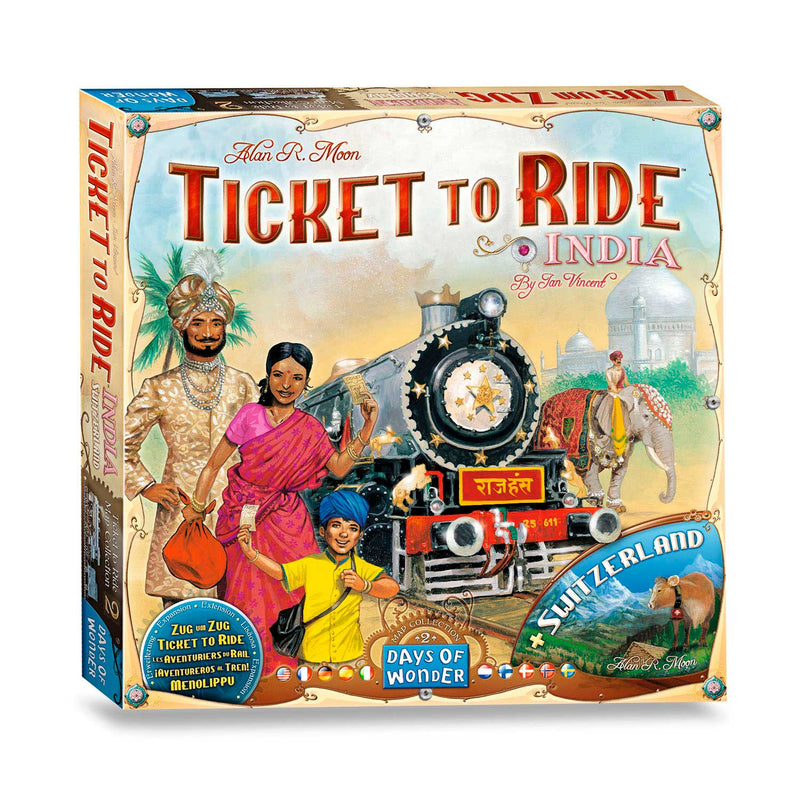 Afbeelding laden in galerijviewer, Asmodee ticket to ride india bordspel