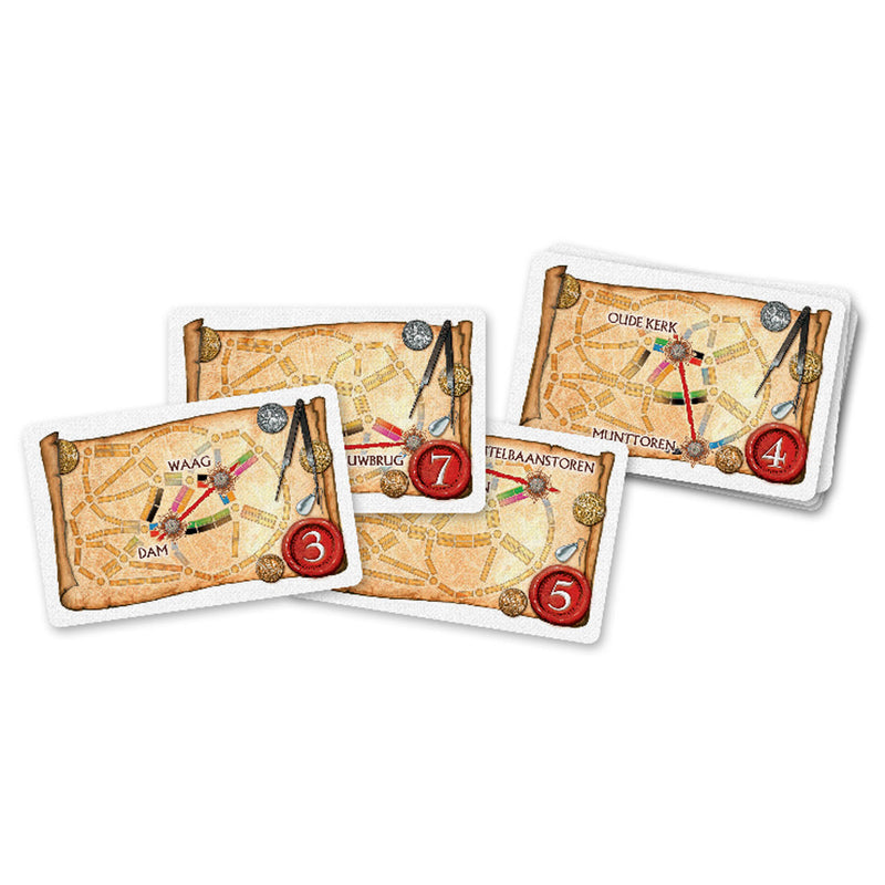 Afbeelding laden in galerijviewer, Days of wonder ticket to ride amsterdam – nederlandstalig bordspel voor 2 tot 4 spelers - snel strategisch spel vanaf 8 jaar - speel in 17e-eeuws amsterdam