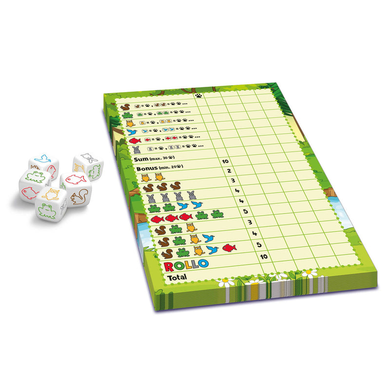 Afbeelding laden in galerijviewer, Hutch rollo: yatzee spel - dieren vanaf 4 jaar 2-6 spelers