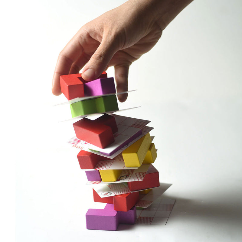 Afbeelding laden in galerijviewer, Asmodee Houten Crazy Tower Stapeltoren