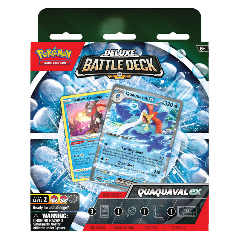 Afbeelding laden in galerijviewer, Asmodee Pokemon TCG Deluxe Battle Deck Quaquaval ex