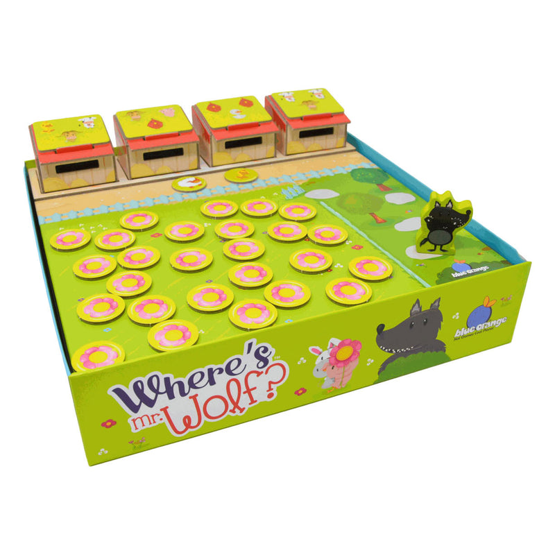 Afbeelding laden in galerijviewer, Geronimo games blue orange bordspel mr. wolf