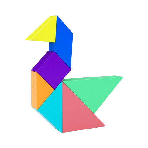 Afbeelding laden in galerijviewer, Geronimo games cayro magnetisch blokkenspel click clack tangram