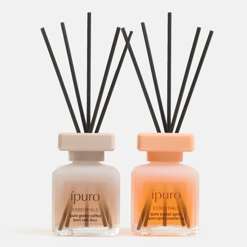 Afbeelding laden in galerijviewer, Ipuro geurdiffuserset gentle coffee sunset spritz 2x50ml