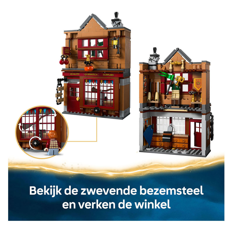 Afbeelding laden in galerijviewer, Lego harry potter zwik zwachtels zwerkbalpaleis en ijssalon set - 76452