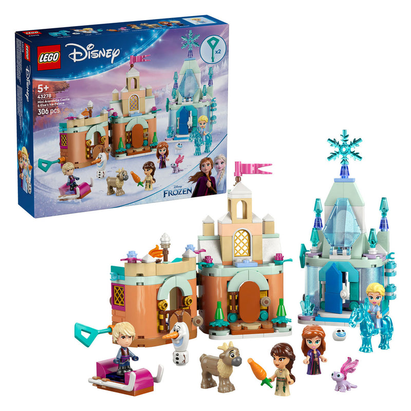 Afbeelding laden in galerijviewer, Lego disney princess 43278 mini kasteel van arendelle en elsa's ijspaleis