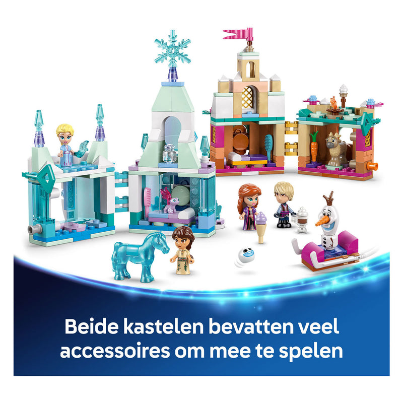 Afbeelding laden in galerijviewer, Lego disney princess 43278 mini kasteel van arendelle en elsa's ijspaleis