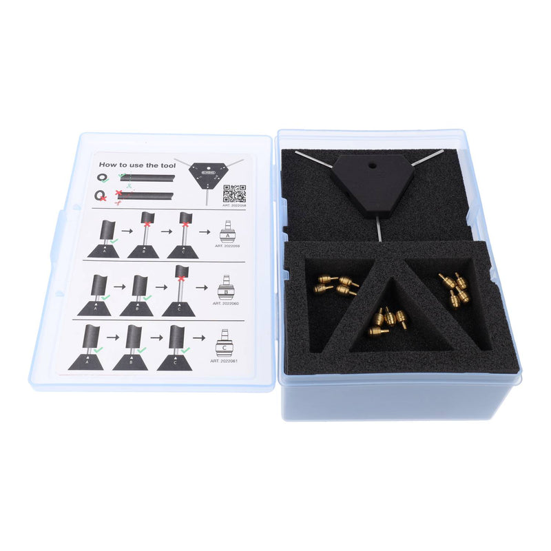 Afbeelding laden in galerijviewer, Elvedes remslang meetkit met universele inserts