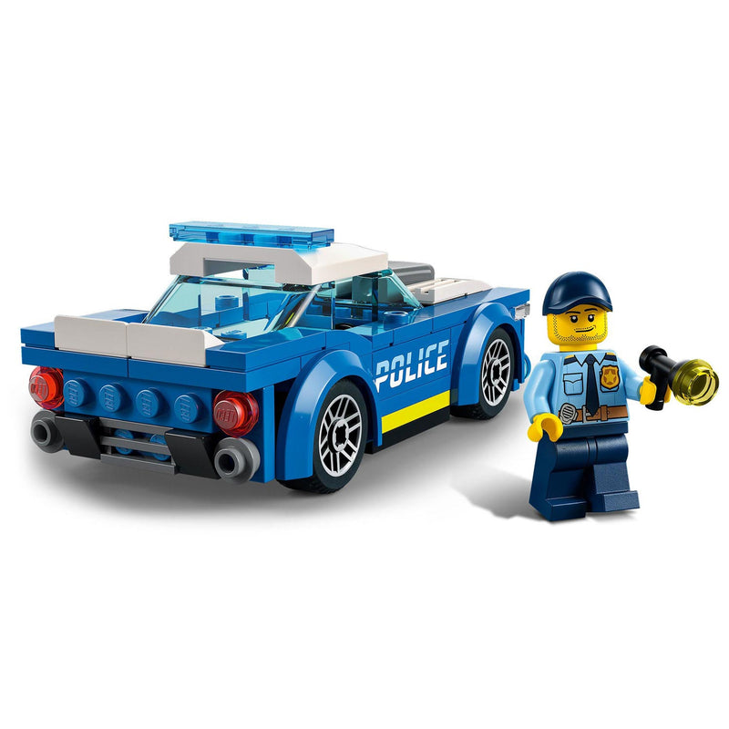 Afbeelding laden in galerijviewer, Lego ® city politiewagen 60312 bouwset voor kinderen vanaf 5 jaar; inclusief een minifiguur van een politieagent met een zaklamp en politiepet (94 onderdelen)