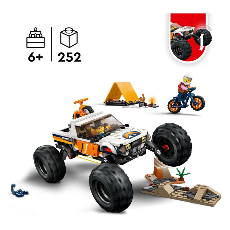 Afbeelding laden in galerijviewer, Lego LEGO City 60387 4x4 Terreinwagen Avonturen