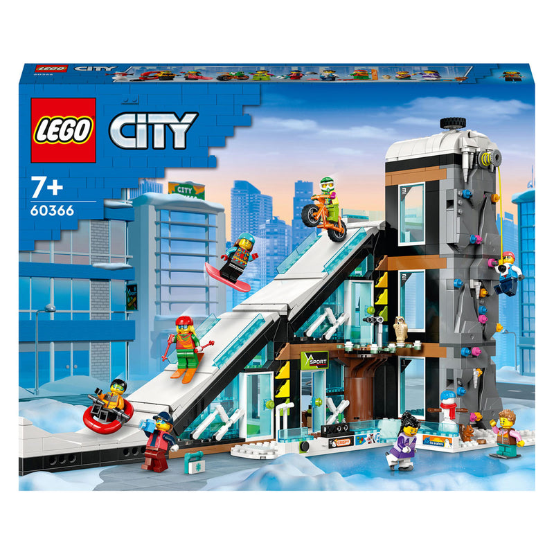 Afbeelding laden in galerijviewer, Lego LEGO City 60366 SkiEn Klimcentrum