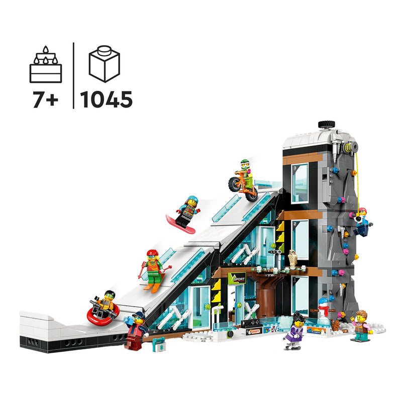 Afbeelding laden in galerijviewer, Lego LEGO City 60366 SkiEn Klimcentrum