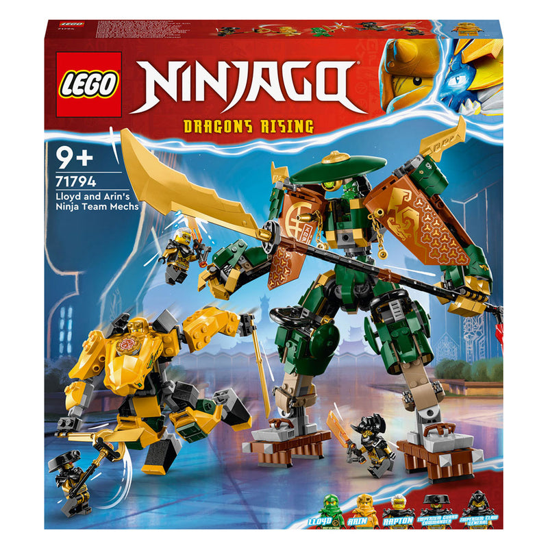 Afbeelding laden in galerijviewer, Lego LEGO Ninjago 71794 Lloyd en Arins Ninjateammecha