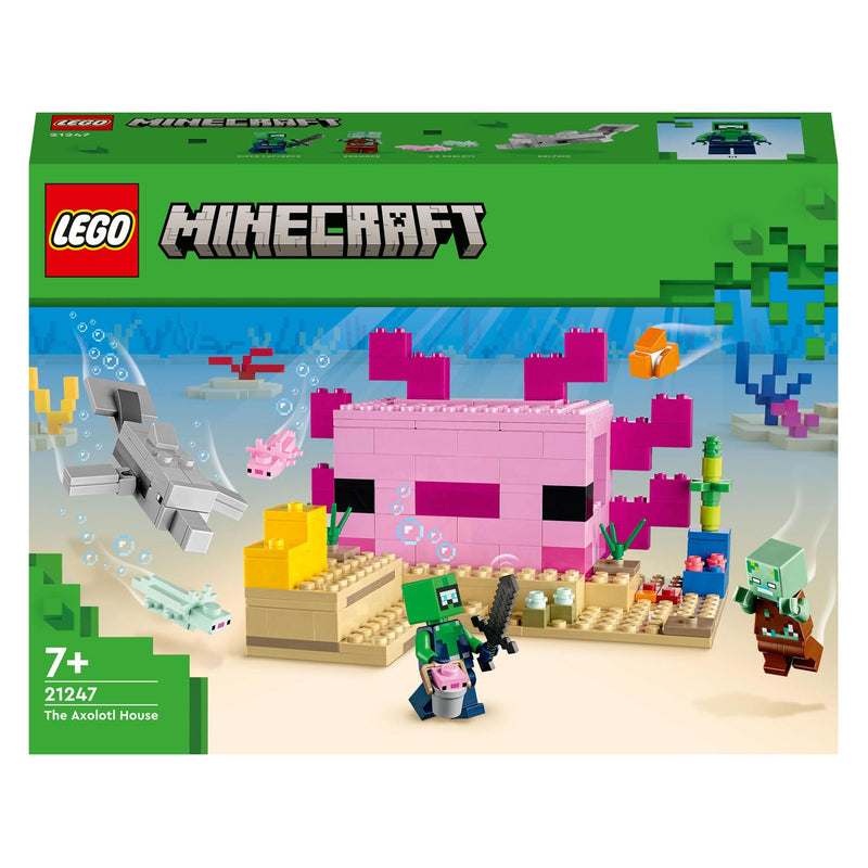 Afbeelding laden in galerijviewer, Lego LEGO Minecraft 21247 Het Axolotlhuis