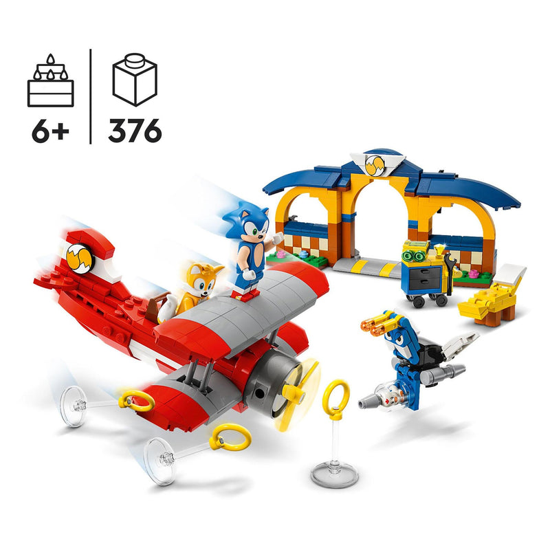Afbeelding laden in galerijviewer, Lego LEGO 76991 Tails Werkplaats en Vliegtuig
