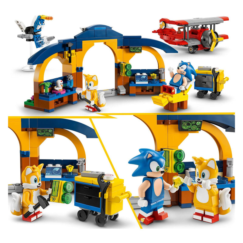 Afbeelding laden in galerijviewer, Lego LEGO 76991 Tails Werkplaats en Vliegtuig