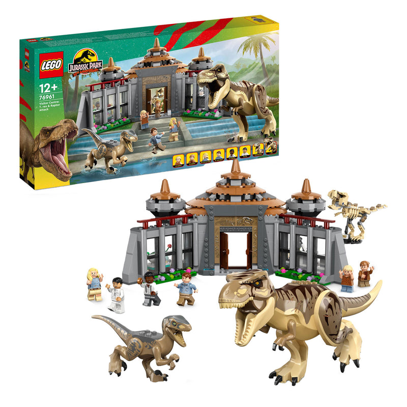 Afbeelding laden in galerijviewer, Lego LEGO Jurassic Park 76961 Bezoekerscentrum: T. rex raptor aanval