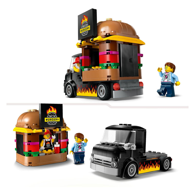 Afbeelding laden in galerijviewer, Lego city hamburgertruck - 60404