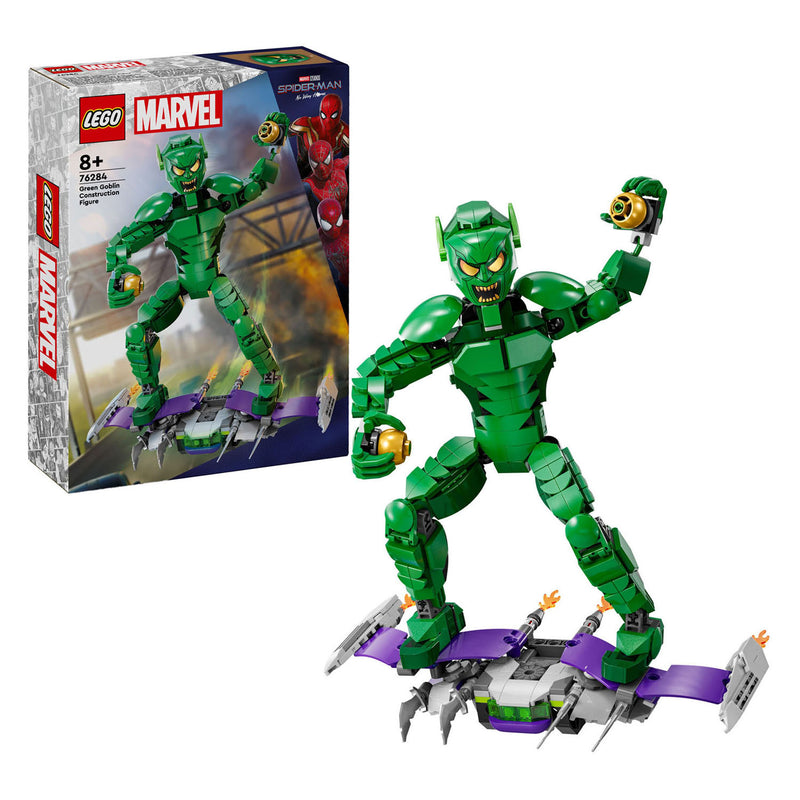 Afbeelding laden in galerijviewer, Lego super heroes 76284 green goblin bouwfiguur