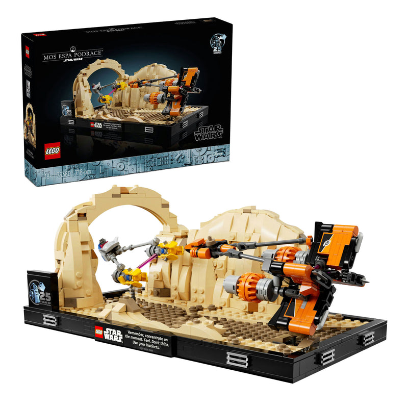 Afbeelding laden in galerijviewer, Lego star wars 75380 mos espa podrace diorama