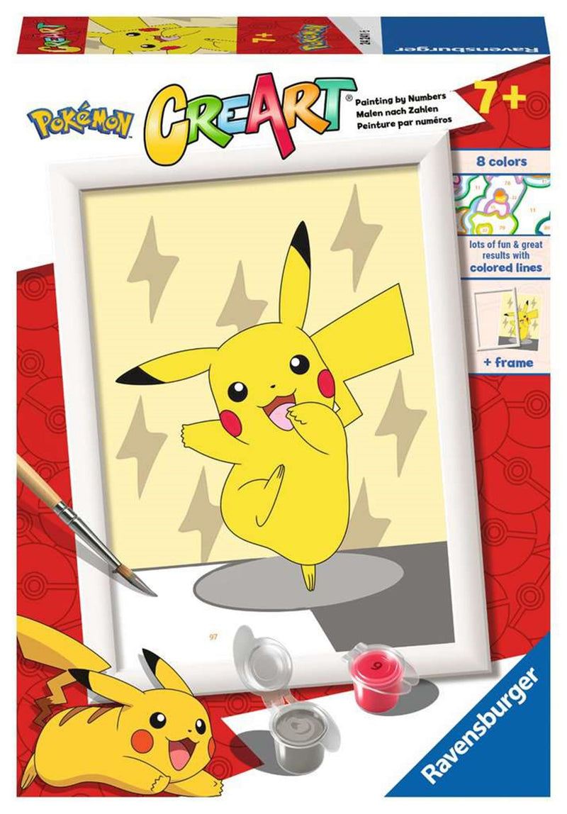 Afbeelding laden in galerijviewer, Ravensburger creart schilderen op nummer - pikachu pose