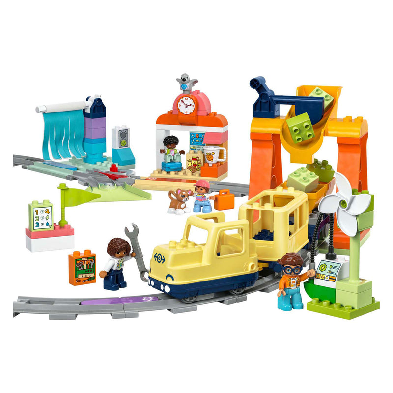 Afbeelding laden in galerijviewer, Lego duplo town 10428 grote interactieve buurttrein
