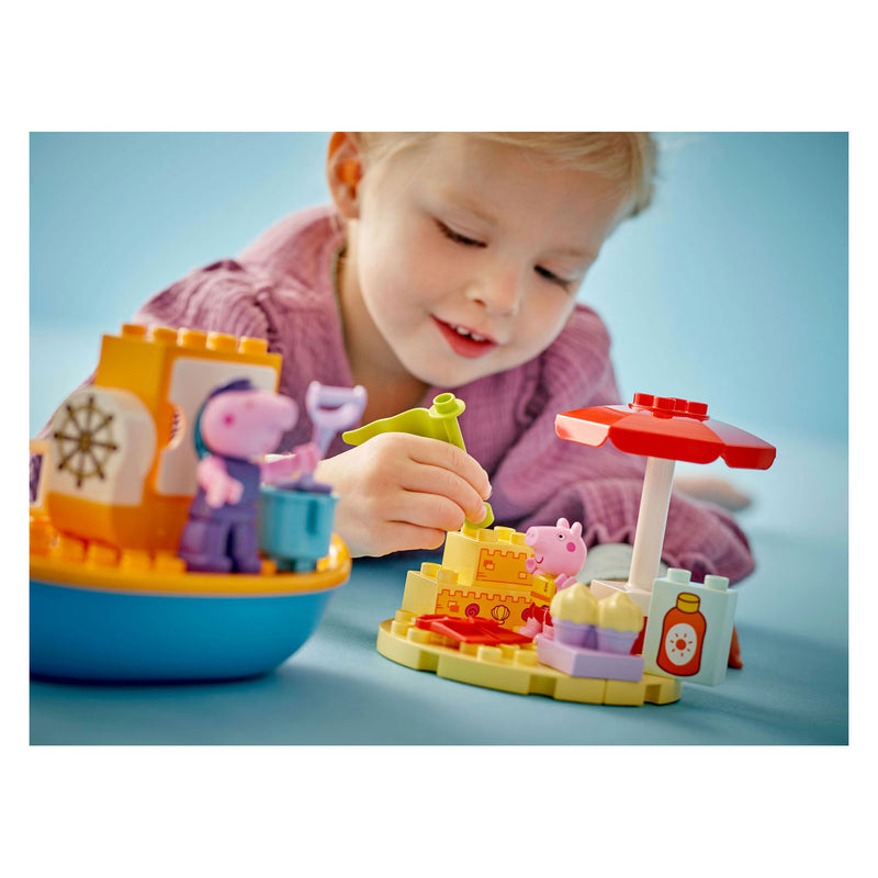 Afbeelding laden in galerijviewer, Lego duplo 10432 peppa big bootreis