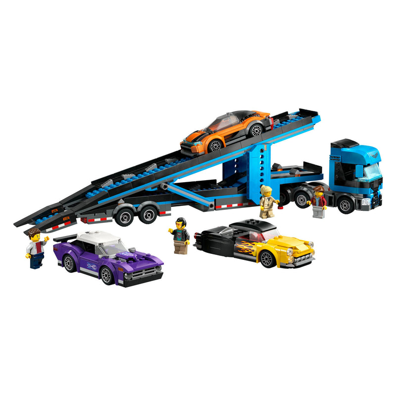 Afbeelding laden in galerijviewer, Lego city 60408 transportvoertuig met sportauto's