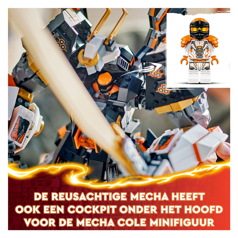 Afbeelding laden in galerijviewer, Lego ninjago 71821 cole's reusachtige drakenmecha