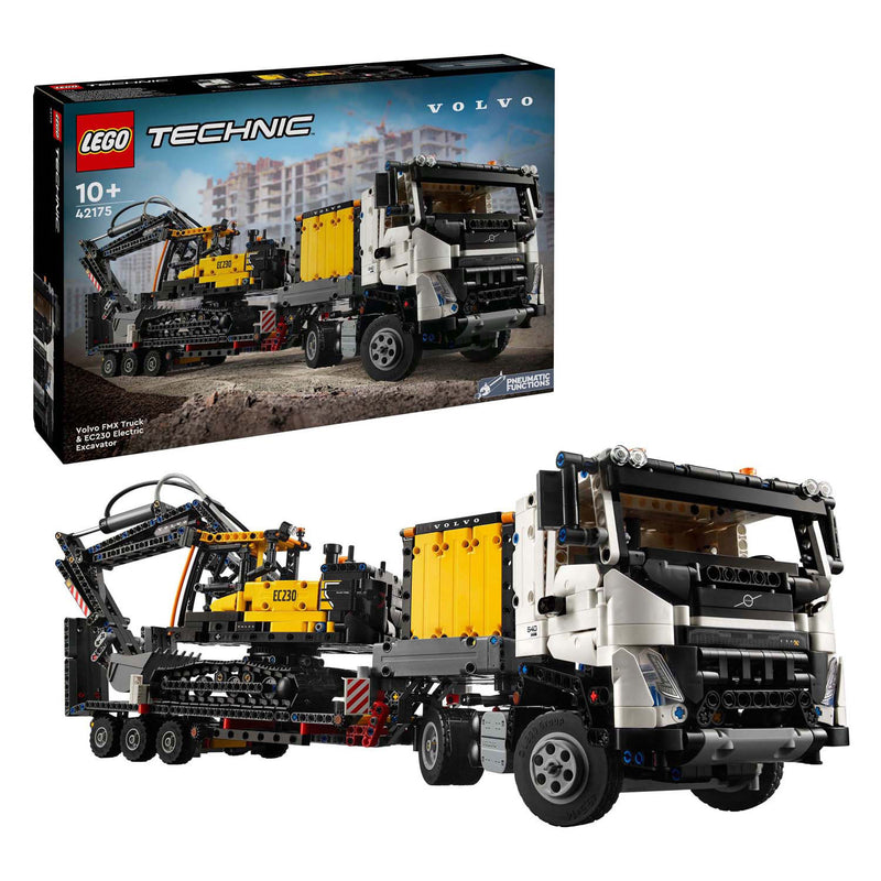 Afbeelding laden in galerijviewer, Lego technic volvo fmx truck ec230 elektrische graafmachine 42175
