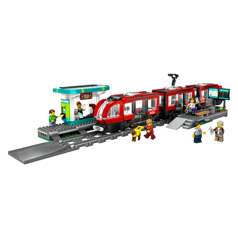 Afbeelding laden in galerijviewer, Lego city stadstram en station - 60423