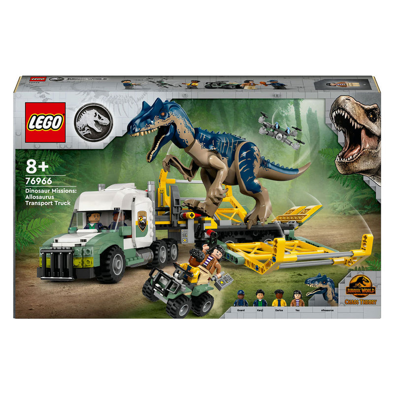Afbeelding laden in galerijviewer, Lego jurassic world 76966 dinosaurusmissies: allosaurus transporttruck
