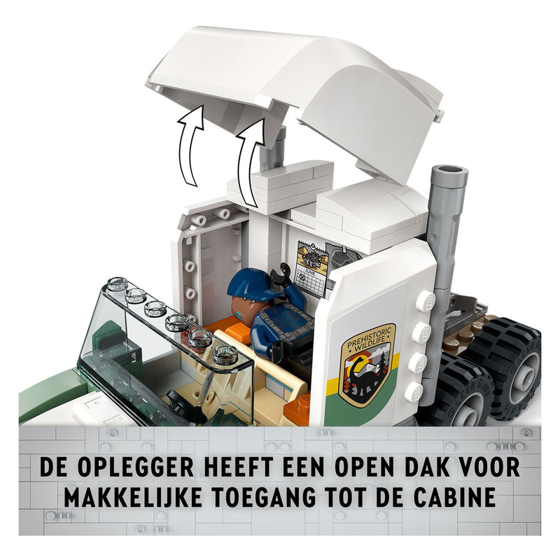 Afbeelding laden in galerijviewer, Lego jurassic world 76966 dinosaurusmissies: allosaurus transporttruck